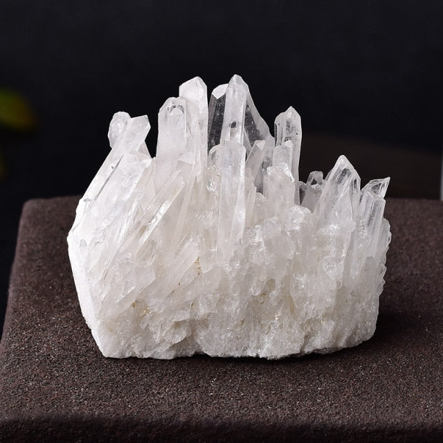 Natural Clear Quartz Crystal Cluster - minxxshop.com