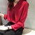 Chiffon blouse long sleeve shirts - minxxshop.com