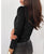Long Sleeve Sexy Blouse Shirt V-Neck Fashion - minxxshop.com