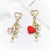 Pearl & Hearts Keychain - minxxshop.com