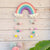 Rainbow Wall Hanging Nursey/Children's Room Decor - minxxshop.com