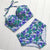 Floral Print High Waist Swimsuit (Two Piece) - minxxshop.com