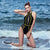 One-Piece Mesh Patchwork Swimsuit - minxxshop.com