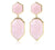 Polygons Crystal Stud Earrings - Amethyst, Agate, Quartz & Onyx - minxxshop.com